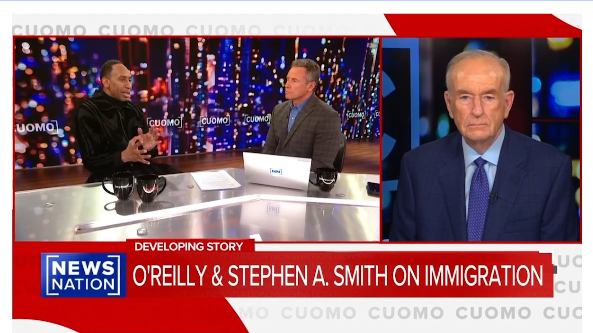 Bill O'Reilly and Stephen A. Smith Analyze Trump's First Days in Office on 'Cuomo'